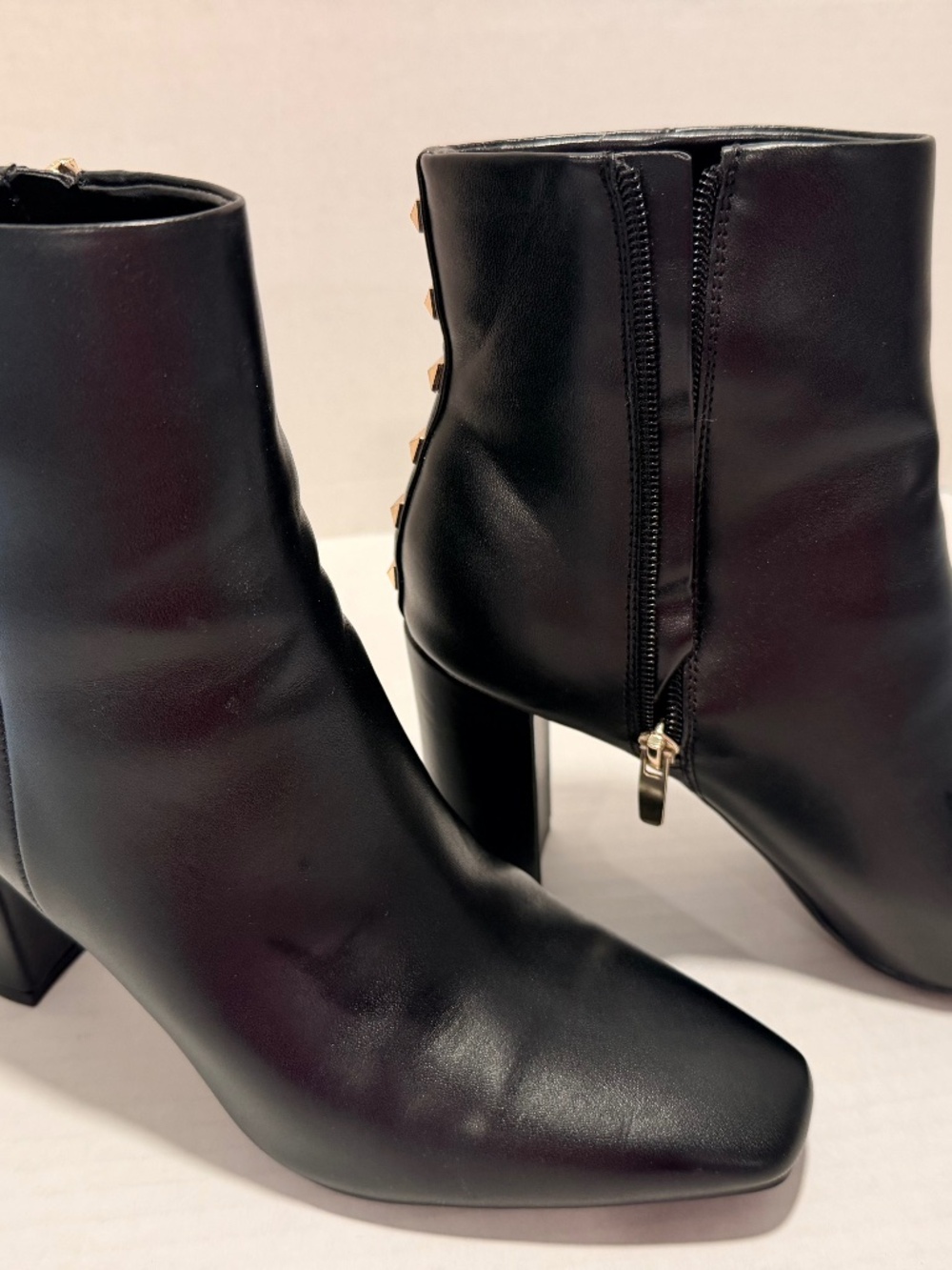 Nine West Women's Platform Boots Black, 81/2